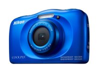  Nikon CoolPix AW110 (Blue) (16Mpx, 28-140mm, 5x,F3.9-4.8, JPG,SD/SDXC, 3.0",GPS, USB2.0, WiFi