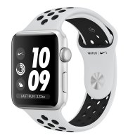   APPLE Watch Series 3 Nike+ 42mm Silver Aluminium Sports Strap Platinum-Black MQL32RU/A