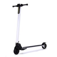  iBalance Carbon Fiber Electric Scooter White