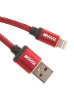  WIIIX USB-Lightning 1m Red CB810-2A-U8-LR-10R