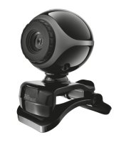 Trust Exis Webcam Black-Silver