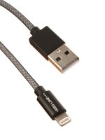  Red Line USB - Lightning 8 pin MFI Fishnet Black
