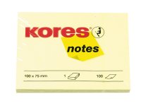  Kores 100x75mm 100  Yellow 56392