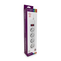   CBR 4 Sockets 1.8m CSF 2450-1.8 White CB