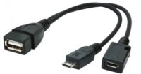 Cablexpert  USB 2.0 OTG USBAF/MicroBM, 0.15 ,   micro USB - 9  (A-OTG-AFBM-