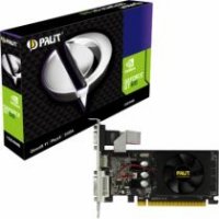 Palit GeForce GT 610  PCI-E 1Gb 64bit GDDR3 810/1620Mhz DVI(HDCP)/HDMI/VGA OEM (NEAT6100HD