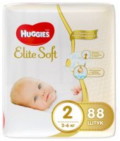 Huggies  Elite Soft 2 (3-6 ) 88 .