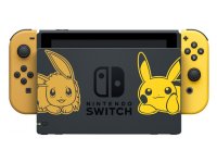  Nintendo Switch Pikachu & Eevee Edition + Pokemon: Lets Go, Pikachu + Poke Ball