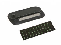    Baseus Horizon Silicone Parking Number Card Bracket Black ACNUM-PM0