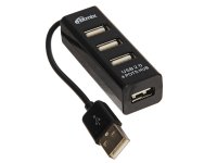  USB Ritmix CR-2402 USB 4-ports Black