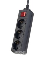   Perfeo Powermate 3 Sockets 1.8m Black PF-PM-3/1.8-B