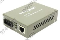  TP-LINK MC110CS 10/100M RJ45 to 100M single-mode SC fiber Converter, Full-duplex,up t