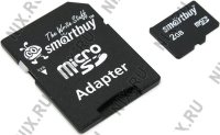   SmartBuy (SB2GBSD-01) microSD 2Gb + microSD--)SD Adapter