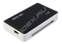     PC PET CR-211RBK USB 2.0 SDHC/CF/XD/MS/TF/M2 (24-in-1) Rubber Black