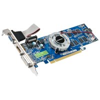  Gigabyte PCI-E ATI GV-R645-1GI R6450 1024Mb 64bit DDR3 625/ 1100 HDMI+DVI+CRT RTL (GV-R64