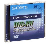 miniDVD-RW Sony 1.4 , 30 ., 1 ., Slim Case, (DMW30),  DVD 