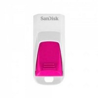  USB Flash Drive 8Gb - SanDisk Cruzer Edge CZ51W USB 2.0 White-Pink SDCZ51W-008G-B35P