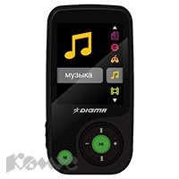 MP3- Digma Q3 4 GB Black