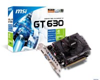  MSI PCI-E NV N630GT-MD4GD3 GT630 4Gb 128b DDR3 810/ 1800 DVI+HDMI+CRT RTL (N630GT-MD4GD3)