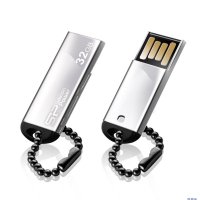   32GB USB Drive (USB 2.0) Silicon Power Touch 830 Silver