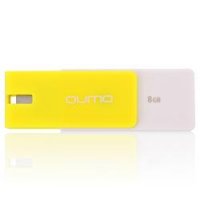  Flash USB drive QUMO 8Gb Click, lemon RET