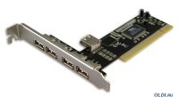  ST-Lab U166 USB 2.0 ,4+1 Ports (VIA6212) PCI, Retail