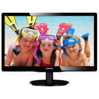  18.5" Philips 196V4LSB2/01 V-line 1366x768 (LED)   5ms   D-SUB + DVI-D    