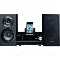   Sharp XL-HF151PHBK 2x15  iPhone / iPod USB MP3