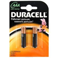    "Duracell",  AAA, 2 