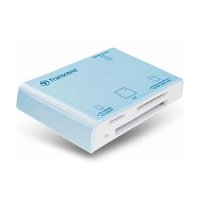 - Card Reader Transcend All in 1 Multi Blue USB 2.0 SDHC (TS-RDP8A)