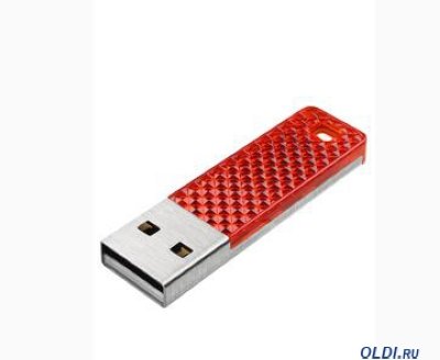   8GB USB Drive (USB 2.0) SanDisk Cruzer Facet Red