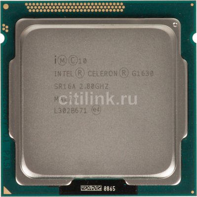  Intel Original Celeron X2 G1630 Socket-1155 (CM8063701449000S R16A) (2.8/5000/2Mb/Intel HD