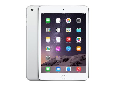  APPLE iPad mini 3 64Gb Wi-Fi + Cellular Silver MGJ12RU/A (Apple A7/1024Mb/64Gb/Wi-Fi/Bluetoo