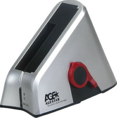    HDD AgeStar SUBT Docking Station 2.5"&3.5" HDD USB2.0 Backup (Silver)