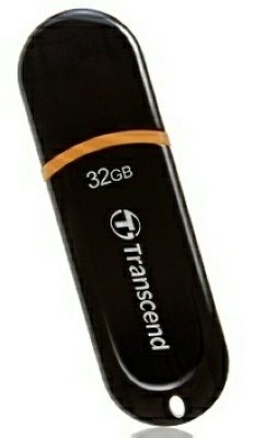 USB Flash  32GB Transcend JetFlash 300 (TS32GJF300) Black / Orange