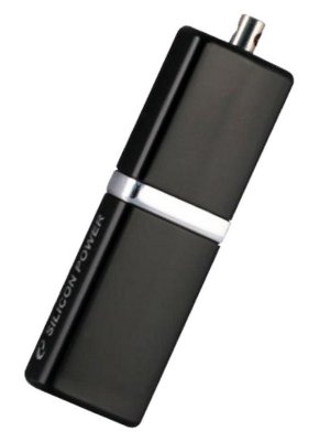   8GB USB Drive (USB 2.0) Silicon Power Touch T02 Black (SP008GBUF2T02V1K)