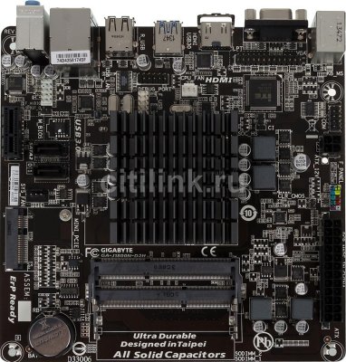   Gigabyte GA-J1800N-D2H CPU Atom integrated nA DDR3 mini-ITX AC`97 8ch(7.1) GbLAN S