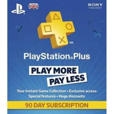 Playstation Plus - 90 Day Subscription Card (PS3)
