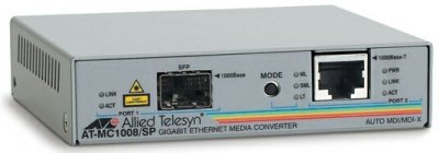  Allied Telesys AT-MC1008/SP 1000T to SFP Media Converter