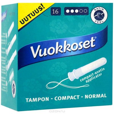   Vuokkoset "Tampon Compact Normal",  ,   , 1