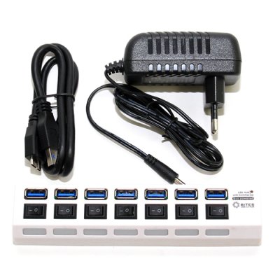 5bites HB37-303PWH, 7 x USB3.0,   ,     