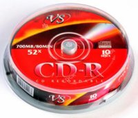  CD-R VS 700 CD-R 80 52x 10  cake box