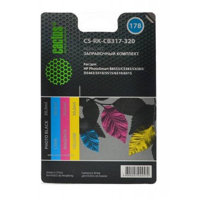 Cactus CS-RK-CB317-320, Color   HP PhotoSmart B8553/C5383/C6383/D5463/5510/5515/6510/6515