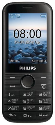   Philips E160   2Sim 2.4" 128x160 BT GSM900/1800 GSM1900 MP3 FM micro