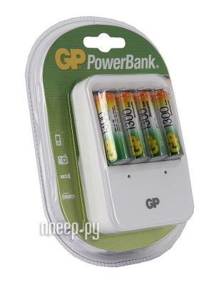   GP PowerBank 13  + . 4 . 1300mAh (GP PB420GS130-CR4)
