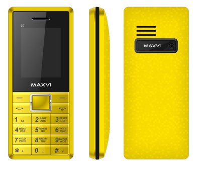   Maxvi C7 Yellow-Black