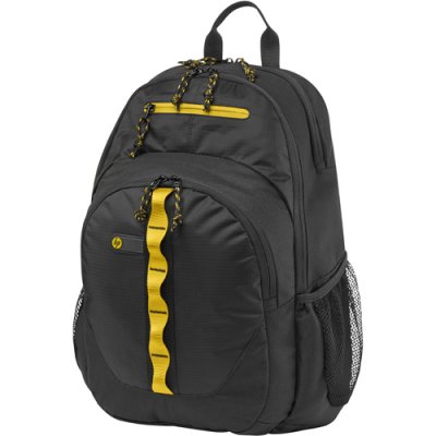    HP   15.6 Sport Backpack Black/Yellow (F3W17AA)