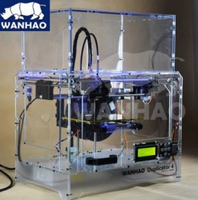 3D  Wanhao D4X transparent