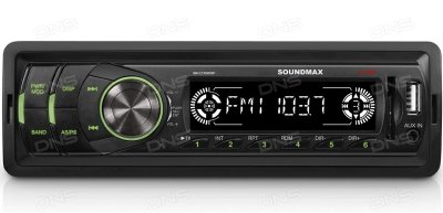  Soundmax SM-CCR3050F USB MP3 FM SD MMC 1DIN 4x45  