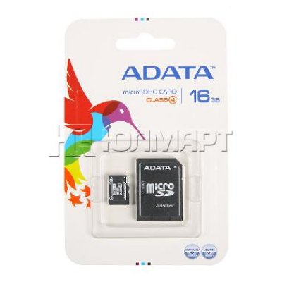   TransFlash 16Gb MicroSDHC Class 4 A-Data,  SD